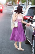 DITA VON TEESE Out for Dinner Date at Little Dom