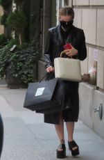 DOVE CAMERON Out Shopping at Saks Fifth Avenue in New York 07/15/2021