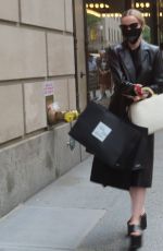 DOVE CAMERON Out Shopping at Saks Fifth Avenue in New York 07/15/2021