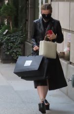 DOVE CAMERON Out Shopping at Saks Fifth Avenue in New York 07/15/2021