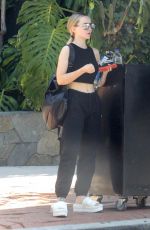 DOVE CAMERON Out Shopping on Melrose Place in Los Angeles 07/09/2021
