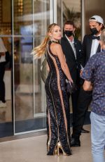 DYLAN PENN Leaves Martinez Hotel at 74th Annual Cannes Film Festival 07/12/2021