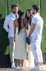 EIZA GONZALEZ and Paul Rabil at Revolve 4th of July Party at Nobu in Malibu 07/04/2021