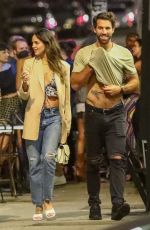 EIZA GONZALEZ and Paul Rabil Night Out in West Hollywood 07/17/2021
