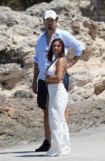 ELETTRA LAMBORGHINI in Bikini and DJ Afrojack at a Boat in Formentera 07/05/2021
