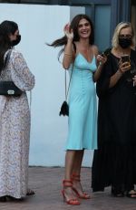 ELISA SENADOUI Leaves Hotel Le Majestic in Cannes 06/07/2021