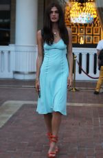 ELISA SENADOUI Leaves Hotel Le Majestic in Cannes 06/07/2021