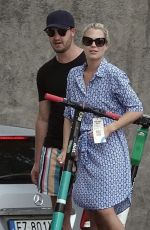 ELIZA SPENCER Out in Rome 07/24/2021