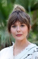 ELIZABETH OLSEN at Filming Italy Festival Photocall 07/22/2021