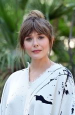 ELIZABETH OLSEN at Filming Italy Festival Photocall 07/22/2021