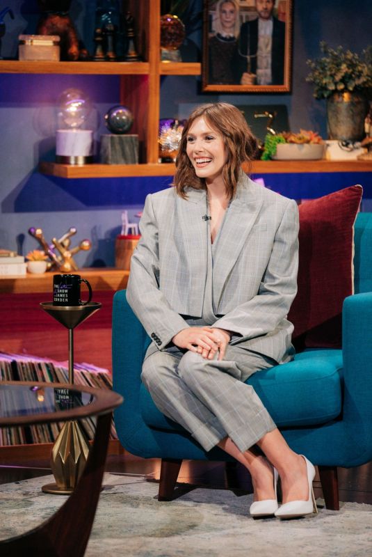 ELIZABETH OLSEN at Late Late Show with James Corden 06/18/2021