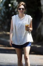 ELIZABETH OLSEN Out and About in Los Angeles 07/02/2021