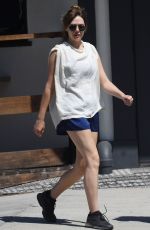 ELIZABETH OLSEN Out and About in Los Angeles 07/02/2021
