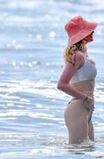 ELSA HOSK at a Beach in Santa Monica 07/19/2021