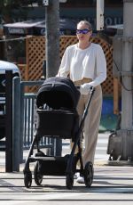 ELSA HOSK Out with Her Baby in Los Angeles 07/23/2021