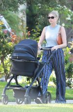 ELSA HOSK Out with her Baby in Pasadena 07/11/2021