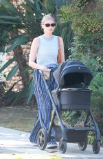 ELSA HOSK Out with her Baby in Pasadena 07/11/2021