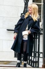 EMILY ALYN LIND on the Set of Gossip Girl in New York 07/19/2021