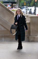 EMILY ALYN LIND on the Set of Gossip Girl Reboot in New York 06/30/2021