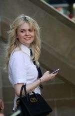 EMILY ALYN LIND on the Set of Gossip Girl Reboot in New York 06/30/2021