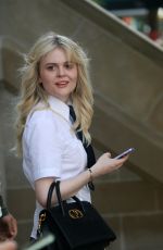 EMILY ALYN LIND on the Set of Gossip Girl Reboot in New York 06/30/2021