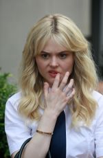 EMILY ALYN LIND on the Set of Gossip Girl Reboot in New York 06/30/2021