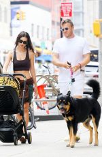 EMILY RATAJKOWSKI and Sebastian Bear McClard Out with Their baby and Dog in New York 07/10/2021