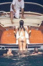 EMILY RATAJKOWSKI in Bikini and Sebastian Bear-McClard at a Baot in Nerano 07/27/2021