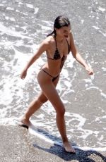 EMILY RATAJKOWSKI in Bikini at a Beach in Positano 07/22/2021