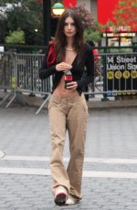 EMILY RATAJKOWSKI on the Set of Coca-Cola Zero Sugar Commercial in New York 07/13/2021