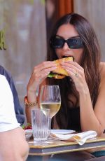 EMILY RATAJKOWSKI Out for Lunch at Sant Ambroeus in New York 07/10/2021