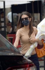 EMILY RATAJKOWSKI Out with Bouquet of Flowers in New York 06/29/2021