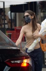 EMILY RATAJKOWSKI Out with Bouquet of Flowers in New York 06/29/2021