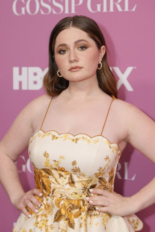EMMA KENNEY at Gossip Girl Premiere at Spring Studios in New York 06/30/2021