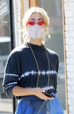 EMMA SLATER Out with Her Dog in Los Angeles 07/21/2021
