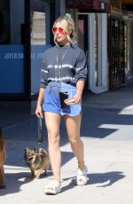 EMMA SLATER Out with Her Dog in Los Angeles 07/21/2021