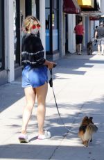 EMMA SLATER Out with Her Dog in Los Angeles 07/21/2021