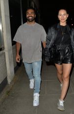 EVA ZAPICO Leaves Ours Restaurant in Kensington 07/04/2021