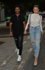 EVA ZAPICO Out for Dinner at Tower Suites in London 07/08/2021