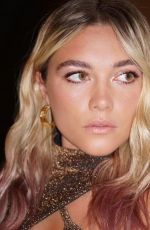 FLORENCE PUGH in the Backstage of Seth Meyer Show by Rebecca Corbin-Murray, July 2021