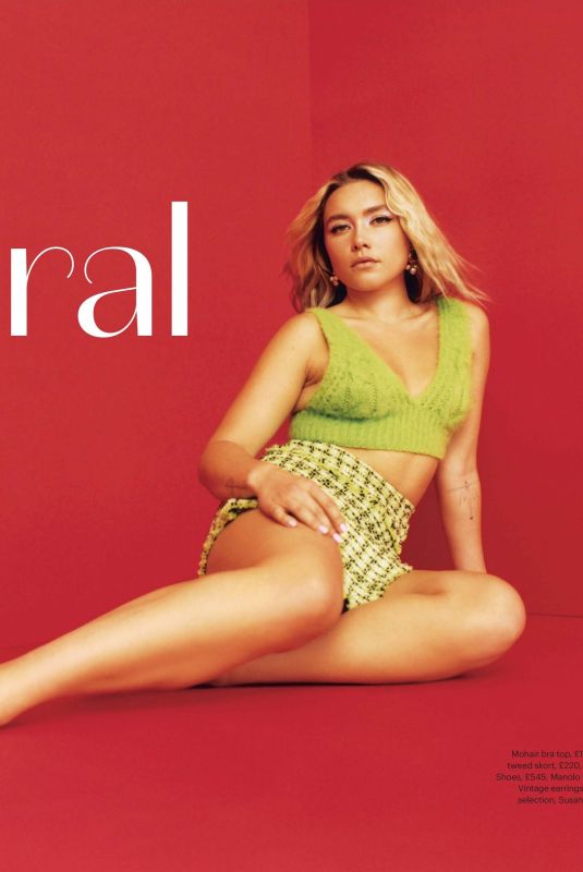 FLORENCE PUGH in The Sunday Times Style Magazine, July 2021 Issue