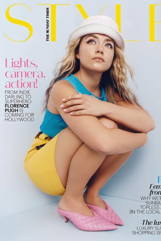 FLORENCE PUGH on the Cover of The Sunday Times Style Magazine, July 2021