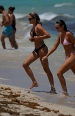 FRANCESCA AIELLO in Bikini at a Beach in Miami 07/09/2021