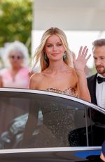 FRIDA AASEN Leaves Martinez Hotel in Cannes 07/08/2021