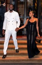 GABRIELLE UNION and Dwyane Wade Out in New York 07/17/2021