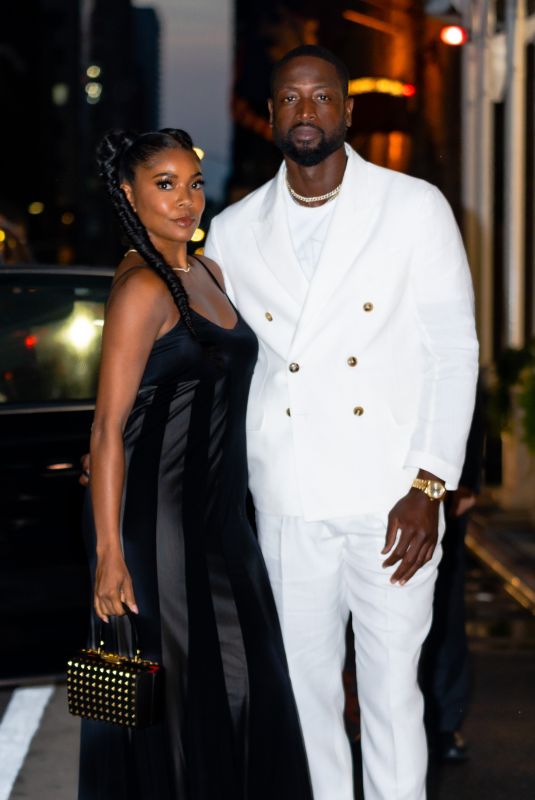 GABRIELLE UNION and Dwyane Wade Out in New York 07/17/2021