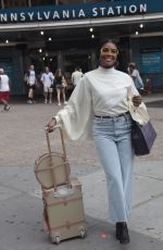 GABRIELLE UNION on the Set of The Perfect Find in New York 06/30/2021