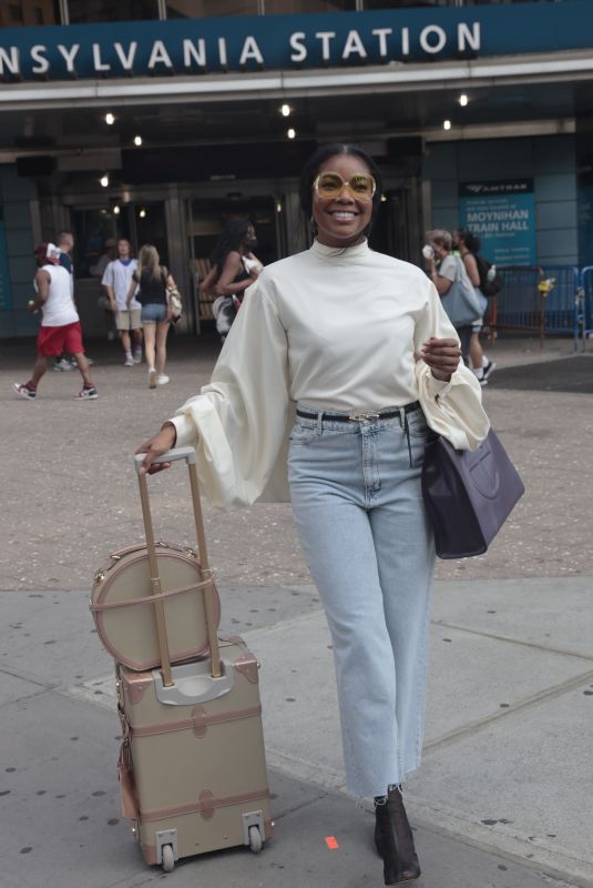 GABRIELLE UNION on the Set of The Perfect Find in New York 06/30/2021