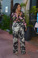 GARCELLE BEAUVAIS at Mila Restaurant in Miami 07/18/2021