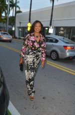 GARCELLE BEAUVAIS at Mila Restaurant in Miami 07/18/2021